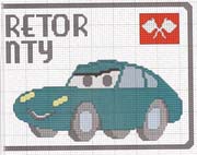 Schema punto croce Cars-2