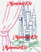 Schema punto croce Castello-di-cenerentola