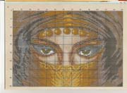 Schema punto croce Chador-1