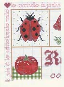 Schema punto croce Cocccinele-001