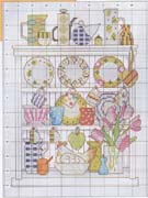 Schema punto croce Credenza