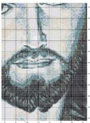 Schema punto croce Cristo-5