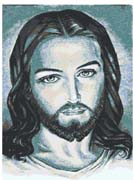 Schema punto croce Cristo