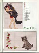 Schema punto croce Cuccioli