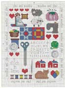 Schema punto croce Cucito-ricamo