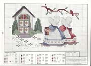 Schema punto croce Domenica