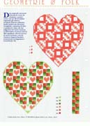 Schema punto croce Due Cuori