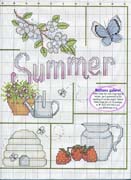 Schema punto croce Estate