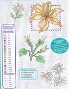 Schema punto croce Fiori-1