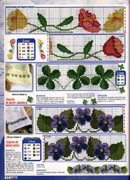 Schema punto croce Fiori-10