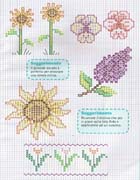 Schema punto croce Fiori-3