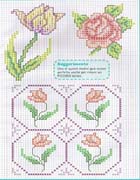 Schema punto croce Fiori-6