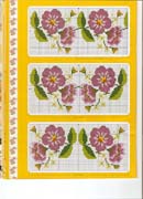 Schema punto croce Floreale