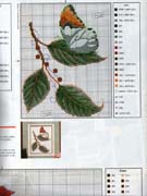 Schema punto croce Foglie-11
