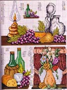 Schema punto croce Frutta Morta 2