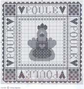 Schema punto croce Gallina-casalinga-1