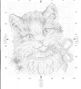 Schema punto croce Gattino-1b