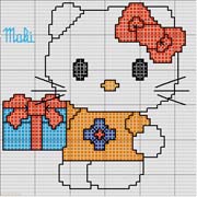Schema punto croce Hello-kitty-dono