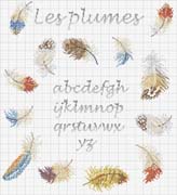 Schema punto croce Le-piume