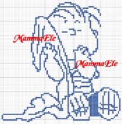 Schema punto croce Linus-ele