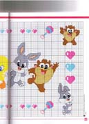 Schema punto croce Looney-tunes-baby-2