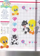 Schema punto croce Looney-tunes-baby