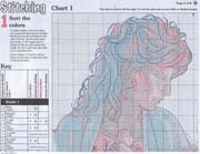 Schema punto croce Mamma Bebe 5