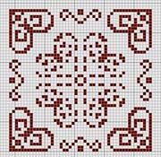 Schema punto croce Mattonella 55