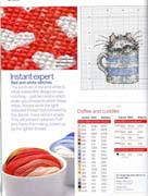 Schema punto croce Micio-in-tazza