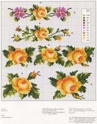 Schema punto croce Motivi-floreali-11