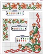 Schema punto croce Motivi-floreali-23