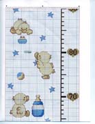 Schema punto croce Motivi-stelle-5