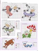 Schema punto croce Mucca-10