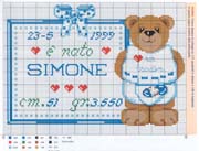 Schema punto croce Nacita-simone