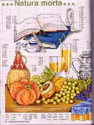 Schema punto croce Natura Morta