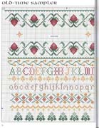 Schema punto croce Old-time-sampler