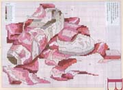 Schema punto croce Pantofole