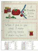 Schema punto croce Passione-ricamo