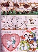 Schema punto croce Pecora-agnello-3