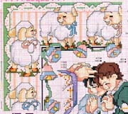 Schema punto croce Pecora