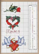 Schema punto croce Per-innamorati