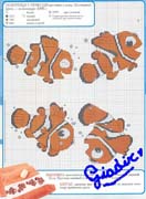Schema punto croce Pesciolino-nemo