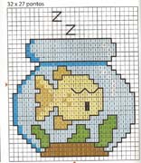 Schema punto croce Pesciolino