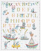 Schema punto croce Piccoli-marinai