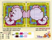 Schema punto croce Pimpi-baby