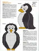 Schema punto croce Pinguino-presine