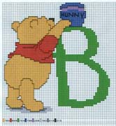 Schema punto croce Pooh-b