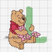 Schema punto croce Pooh-l