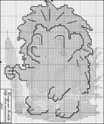 Schema punto croce Riccio-2