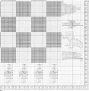 Schema punto croce Scacchiera-4